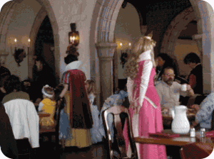 Princess encounters at Akershus Royal Banquet Hall