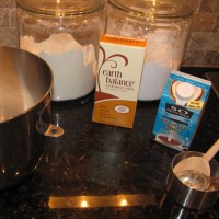 Biscuits with Earth Balance and So Delicious Coconut Creamer