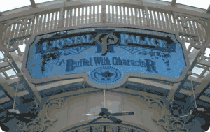 Disney World's Crystal Palace with peanut and tree nut allergies