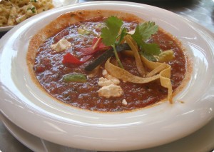 Tortilla Soup at Wolfgang Puck - the best!