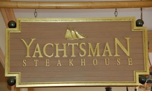 The Yachtsman Steakhouse sign