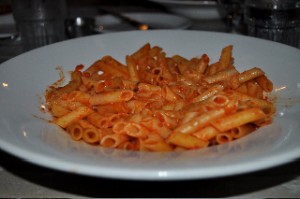 Gluten-free pasta at Disney World