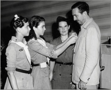 Walt Disney made an honorary Girl Scout