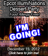 I'm attending the food allergy free IllumiNations Dessert Party