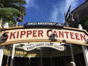 Disney's Skipper Canteen with food allergies