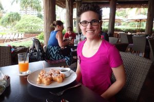 Aulani 'Ama'Ama breakfast Mickey waffles